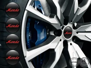 Mazda Pegatinas de Cúpula Custom Calcomanías de Aro Autos
